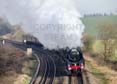 Photograph of OLIVER CROMWELL - 70013 OLIVER CROMWELL at Mortimer on 19/12/17