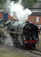 Photograph of OLIVER CROMWELL - 70013 OLIVER CROMWELL at Newbury on 18/06/11