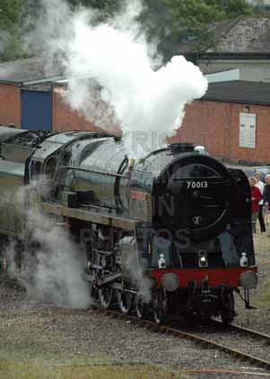 Purchase photo of 70013 OLIVER CROMWELL at Newbury