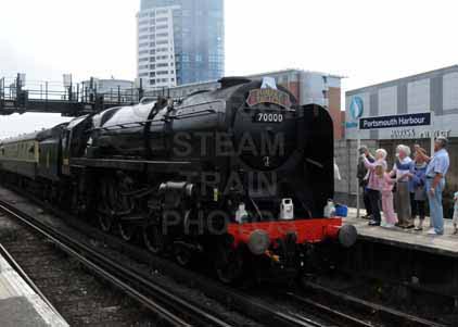 Purchase photo of 70000 BRITANNIA at Portsmouth