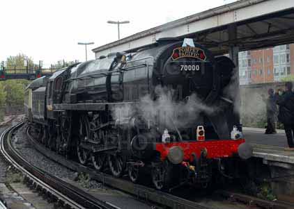 Purchase photo of 70000 BRITANNIA at Portsmouth