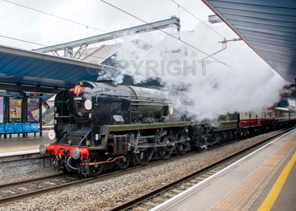 Purchase photo of 34046 BRAUNTON at Reading