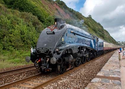 Purchase photo of 60007 SIR NIGEL GRESLEY at Teignmouth