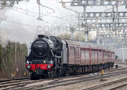 Purchase photo of 45212 Black Five at Tilehurst