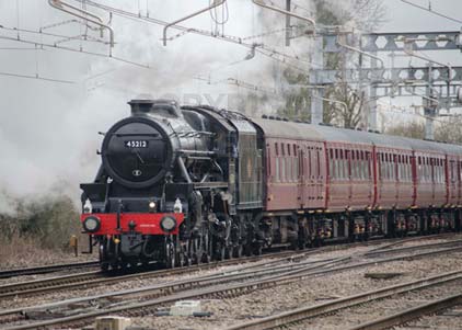 Purchase photo of 45212 Black Five at Tilehurst
