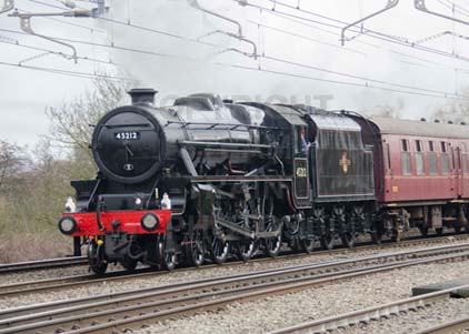 Purchase photo of 45212 Black Five at Tilehurst