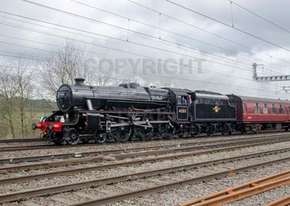 Purchase photo of 45212 Black Five at Tilehurst