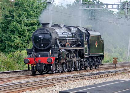 Purchase photo of 45231 SHERWOOD FORESTER at Tilehurst