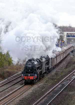 Purchase photo of 44871 Black Five &  45407 THE LANCASHIRE FUSILIER at Tilehurst