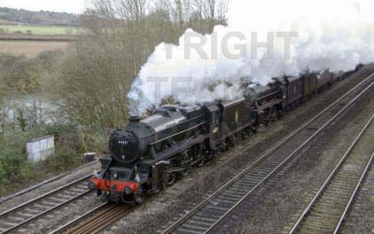 Purchase posters of 44871 Black Five &amp;  45407 THE LANCASHIRE FUSILIER