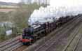 Photograph of Black Five - 44871 Black Five &  45407 THE LANCASHIRE FUSILIER at Tilehurst on 11/12/14