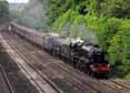 Photograph of Black Five - 45407 THE LANCASHIRE FUSILIER &  44871 Black Five at Tilehurst on 13/05/11