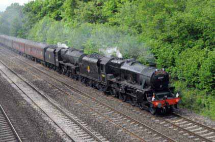 Purchase posters of 45407 THE LANCASHIRE FUSILIER &amp;  44871 Black Five