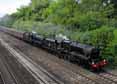 Photograph of Black Five - 45407 THE LANCASHIRE FUSILIER &  44871 Black Five at Tilehurst on 13/05/11