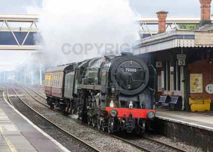 Purchase photo of 70000 BRITANNIA at Tilehurst