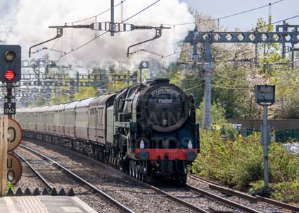 Purchase photo of 70000 BRITANNIA at Tilehurst