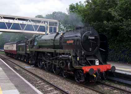 Purchase photo of 70000 BRITANNIA at Tilehurst