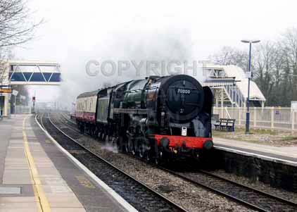 Purchase photo of 70000 BRITANNIA at Tilehurst