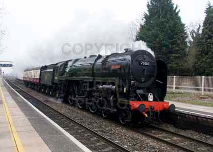 Purchase photo of 70000 BRITANNIA at Tilehurst