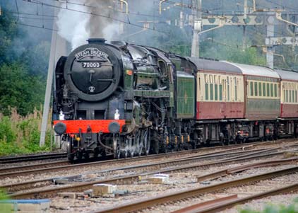 Purchase photo of 70000 BRITANNIA at Tilehurst