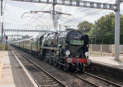 Purchase photo of 35028 CLAN LINE at Tilehurst