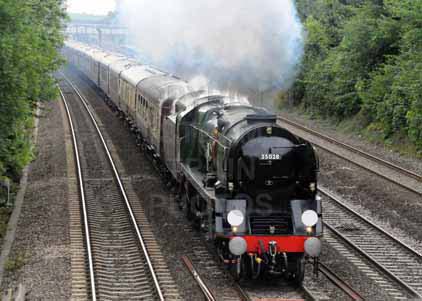 Purchase photo of 35028 CLAN LINE at Tilehurst