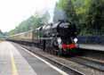 Photograph of CLAN LINE - 35028 CLAN LINE at Tilehurst on 13/08/11