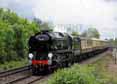 Photograph of CLAN LINE - 35028 CLAN LINE at Tilehurst on 14/05/11
