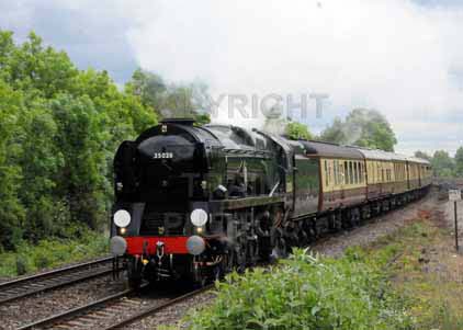 Purchase photo of 35028 CLAN LINE at Tilehurst