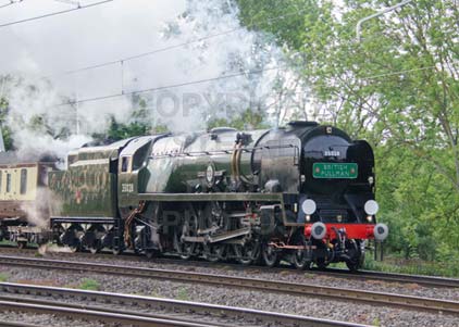 Purchase photo of 35028 CLAN LINE at Tilehurst