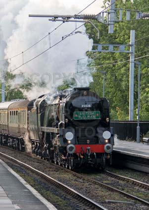 Purchase photo of 35028 CLAN LINE at Tilehurst