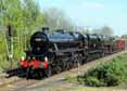 Photograph of OLIVER CROMWELL - 45305 ALDERMAN A E DRAPER &  70013 OLIVER CROMWELL at Tilehurst on 22/04/11