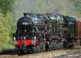 Photograph of OLIVER CROMWELL - 45305 ALDERMAN A E DRAPER &  70013 OLIVER CROMWELL at Tilehurst on 22/04/11