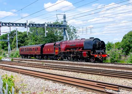 Purchase photo of 46233 DUCHESS OF SUTHERLAND at Tilehurst