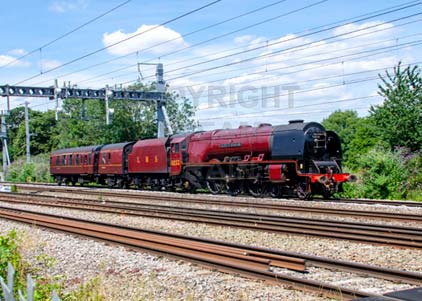 Purchase photo of 46233 DUCHESS OF SUTHERLAND at Tilehurst