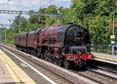 Photograph of DUCHESS OF SUTHERLAND - 46233 DUCHESS OF SUTHERLAND at Tilehurst on 14/07/22