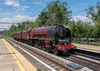 Purchase photo of 46233 DUCHESS OF SUTHERLAND at Tilehurst