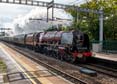 Photograph of DUCHESS OF SUTHERLAND - 46233 DUCHESS OF SUTHERLAND at Tilehurst on 14/09/22