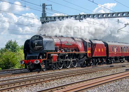 Purchase photo of 46233 DUCHESS OF SUTHERLAND at Tilehurst