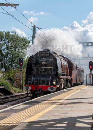 Purchase photo of 46233 DUCHESS OF SUTHERLAND at Tilehurst