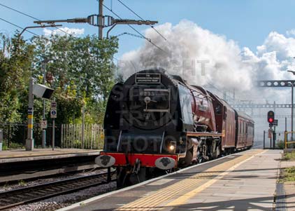 Purchase photo of 46233 DUCHESS OF SUTHERLAND at Tilehurst