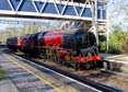Photograph of DUCHESS OF SUTHERLAND - 46233 DUCHESS OF SUTHERLAND at Tilehurst on 22/11/21