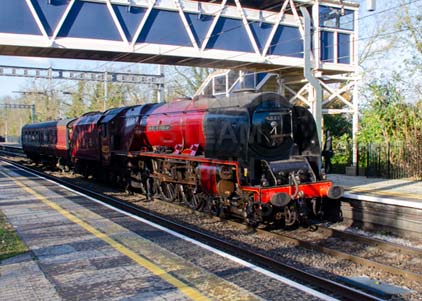 Purchase photo of 46233 DUCHESS OF SUTHERLAND at Tilehurst