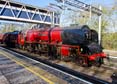 Photograph of DUCHESS OF SUTHERLAND - 46233 DUCHESS OF SUTHERLAND at Tilehurst on 22/11/21