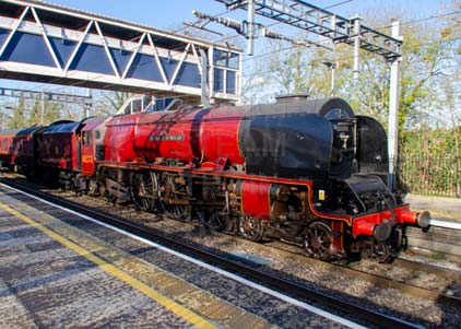 Purchase photo of 46233 DUCHESS OF SUTHERLAND at Tilehurst