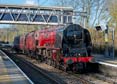 Photograph of DUCHESS OF SUTHERLAND - 46233 DUCHESS OF SUTHERLAND at Tilehurst on 22/11/21