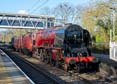 Photograph of DUCHESS OF SUTHERLAND - 46233 DUCHESS OF SUTHERLAND at Tilehurst on 22/11/21