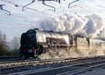 Photograph of DUCHESS OF SUTHERLAND - 46233 DUCHESS OF SUTHERLAND at Tilehurst on 23/11/21