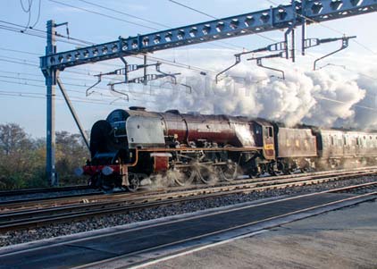 Purchase photo of 46233 DUCHESS OF SUTHERLAND at Tilehurst