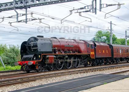 Purchase photo of 46233 DUCHESS OF SUTHERLAND at Tilehurst